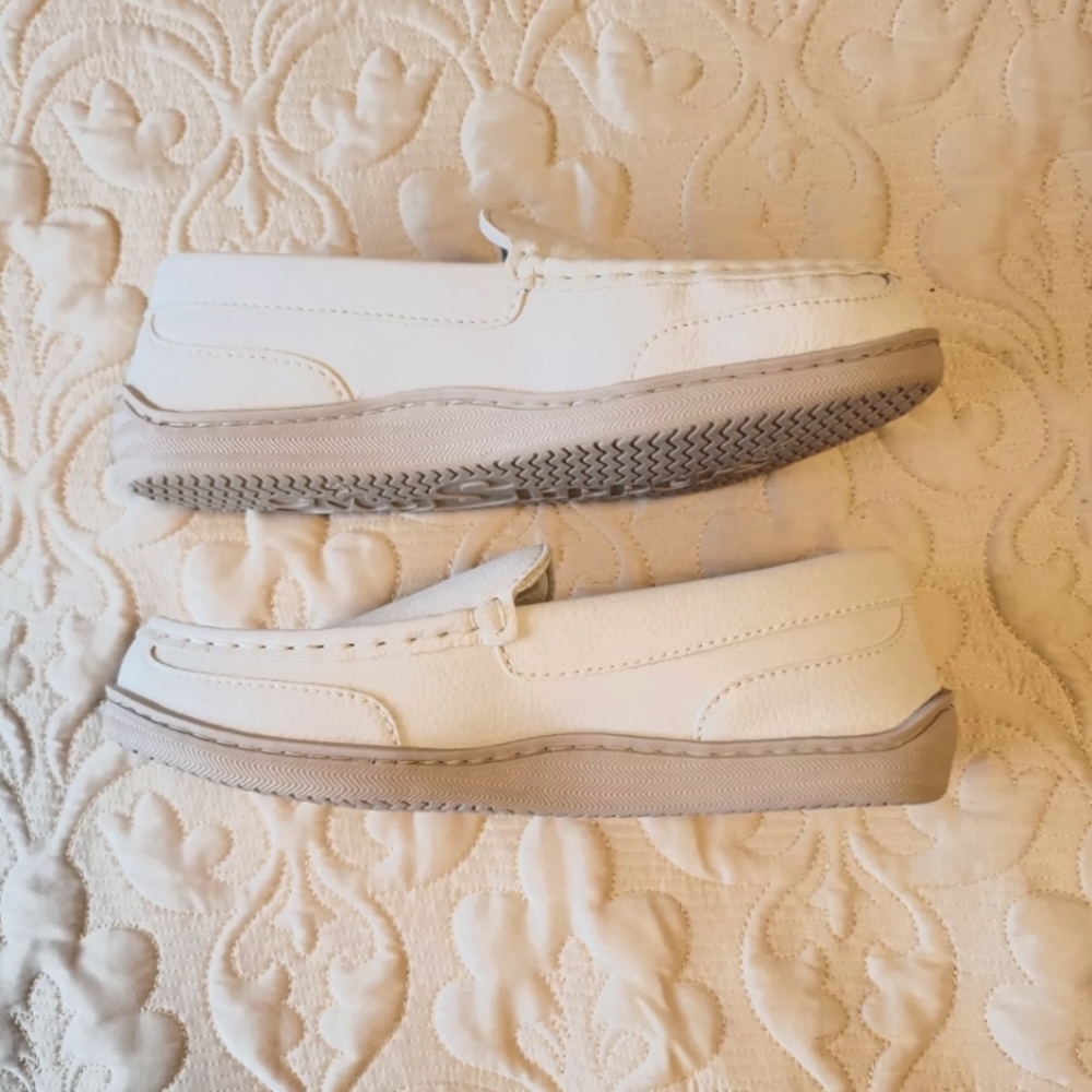 My Slippers My Pillow Beach Beige Womens Size 8 Impact Gel Leather Upper Shoes - Picture 6 of 6